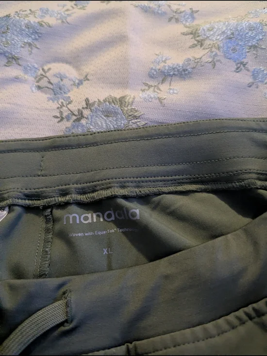 Men's Olive Green Drawstring Jogger Pants - Picture 4 of 4